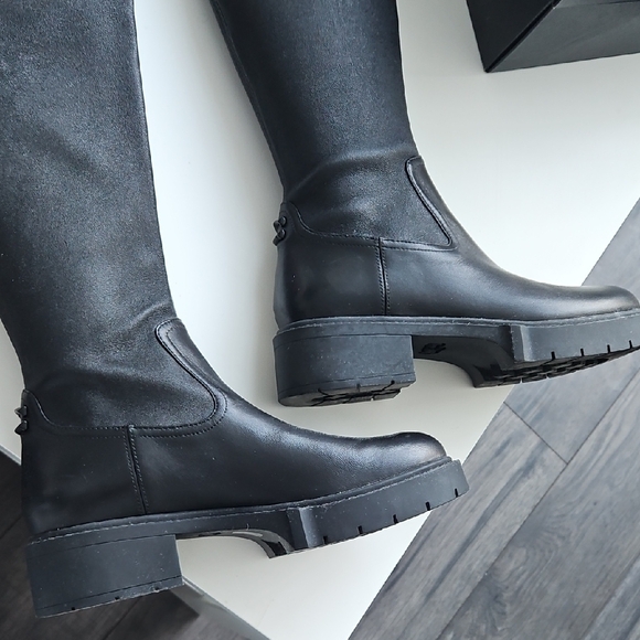 NWT Coach Lisa Boot - Black Over-the-Knee Boot - Picture 9 of 15